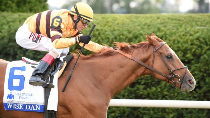 John R. Velazquez racing on track